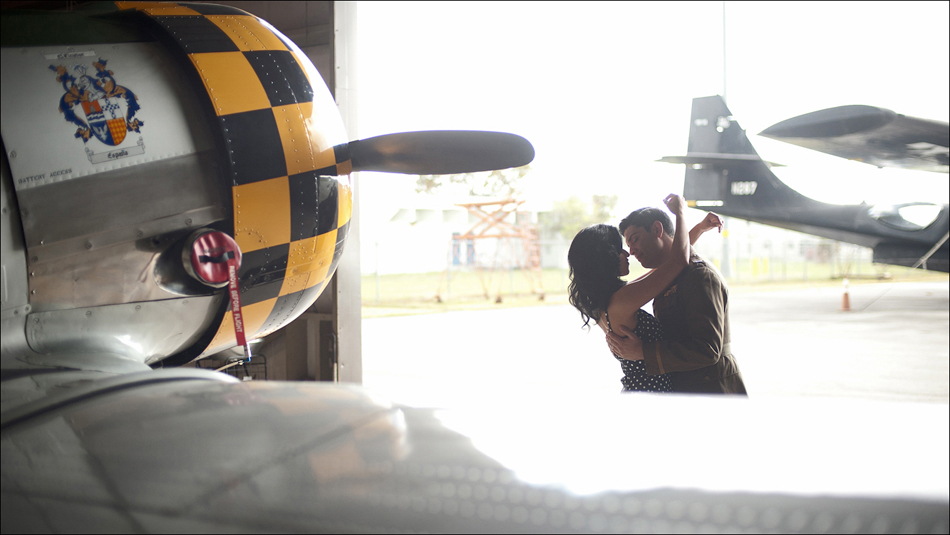 airplane engagement shoot