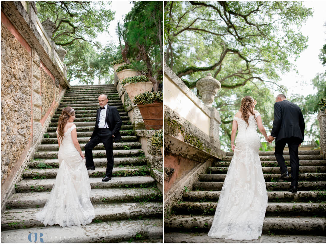 Arabic Palestinian Miami Wedding vizcaya museum