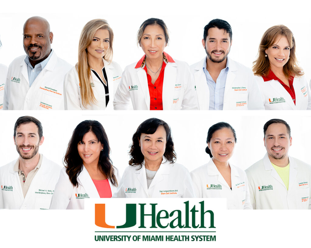 group photo UM health miami photographer